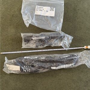 Guardian Black Bike Lock and Hand Pump